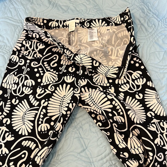 Black-and-white Capri pants - Picture 2 of 2